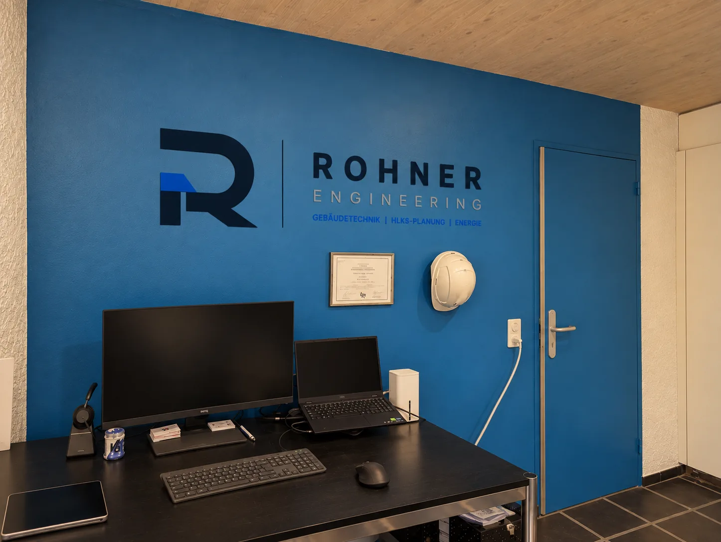 Büro von Rohner Engineering in Urdorf